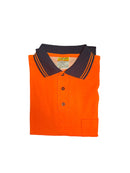 Trench Hivis Cotton Backed Short Sleeve polo - TRE01