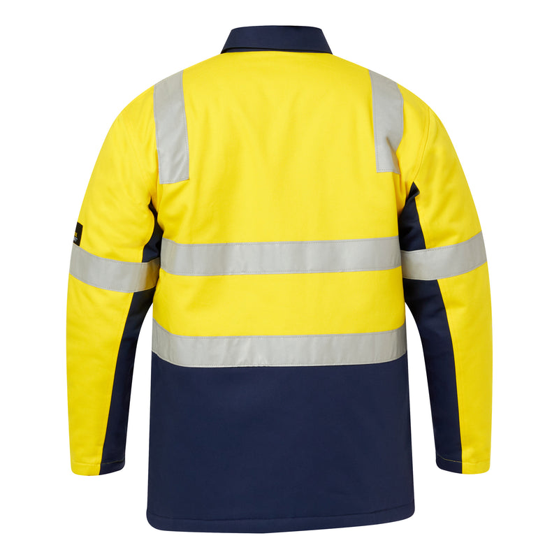 Workcraft Hivis Quilted Jacket with Tape - WJ8019