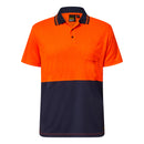 Workcraft Hivis Short Sleeve Micromesh Polo with Pocket 157gsm - WSP201
