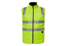 Workcraft Hivis Reverisble Vest with Tape - WW9023