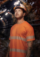 Syzmik Mens Hi Vis Segmented Taped Tee - ZW510