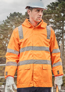 Syzmik Unisex Hi Vis VIC Rail 4 In 1 Waterproof Jacket - ZJ580