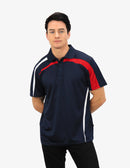 Be Seen Mens Polo Shirt With Contrast - BSP2014