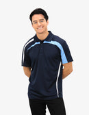 Be Seen Mens Polo Shirt With Contrast - BSP2014