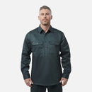 King Gee Originals Closed Front Cotton Drill Shirt - Long Sleeve - K04020