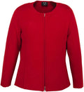 Biz Collection Womens 2-Way Zip Cardigan - LC3505