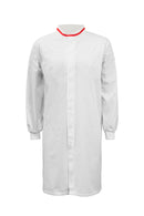 Workcraft Long Dustcoat with Mandarin Collar with Contrast on Collar - WJ3199