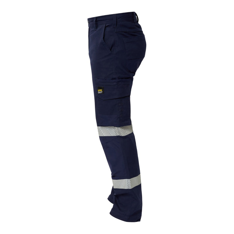 Workcraft Mens Cargo Pants with Segmented Tape - WP4019