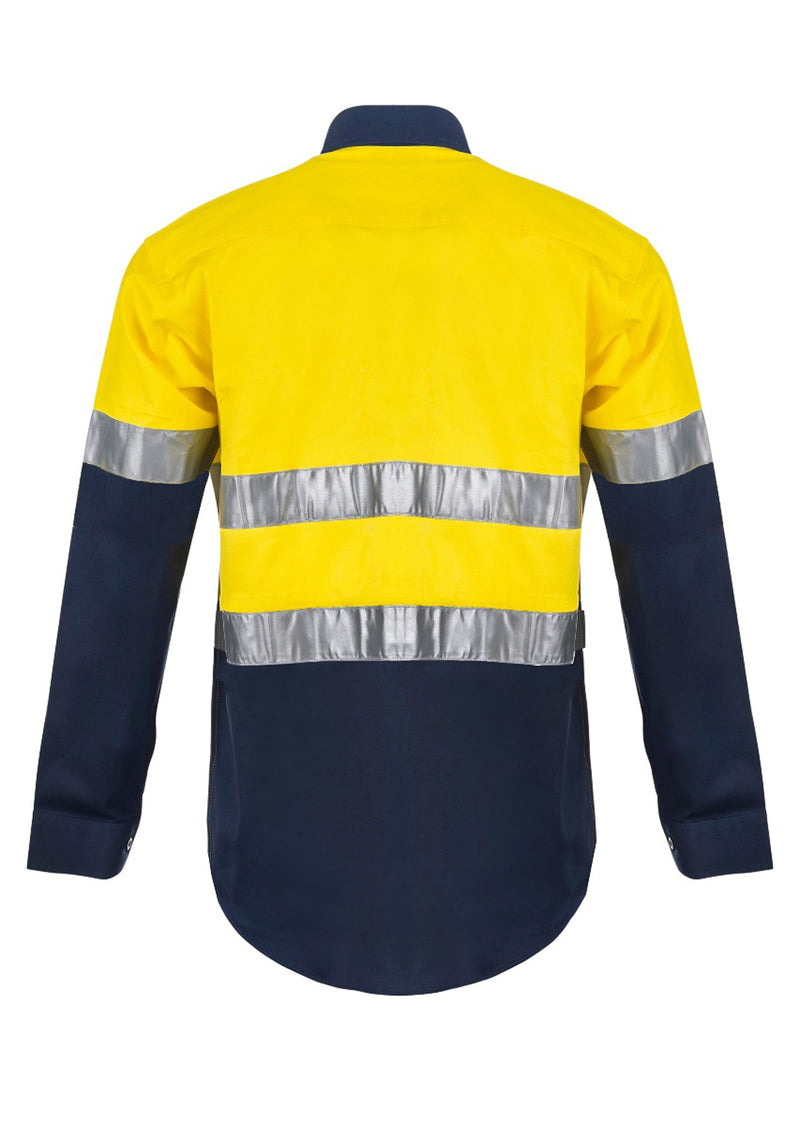Workcraft Hybrid Half Placket Long Sleeve with CSR Tape 155gsm - WS6031