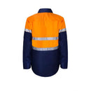 Kids Hi Vis Two Tone Long Sleeve Shirt with 3M Reflective Tape, 25mm wide - WSK125