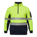 Workcraft Unisex Hivis 1/2 Zip Pullover with Tape - WT8013