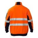Workcraft Hivis Half Zip Cotton Pull Over with Tape- WT8018