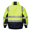 Workcraft Hivis Two Tone Bomber Jacket with Tape - WW9011