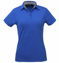 Stencil Kahve Ladies Short Sleeve Polo - 1164