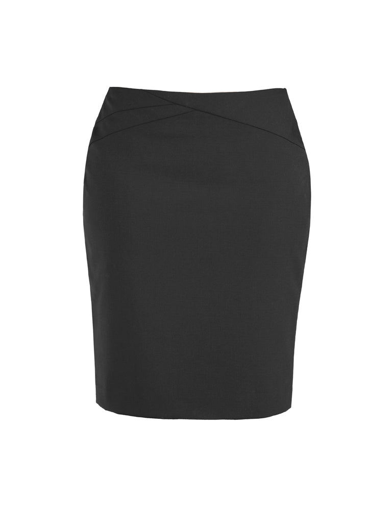 Biz Corporates Chevron Band Skirt - 20114 **Clearance**