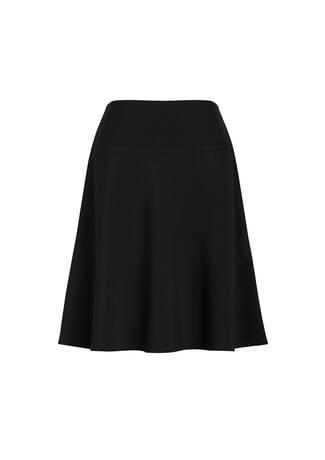 Biz Corporate Womens Bandless Flared Skirt - 20718