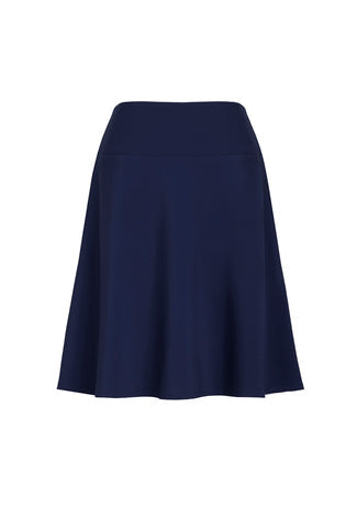 Biz Corporate Womens Bandless Flared Skirt - 20718