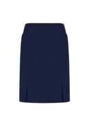 Biz Corporate Womens Front Pleat Detail Straight Skirt - 20720