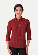 City Collection Stretch Spot 3/4 Sleeve - 2172