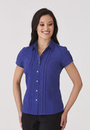 City Collection Stretch Spot Short Sleeve- 2173