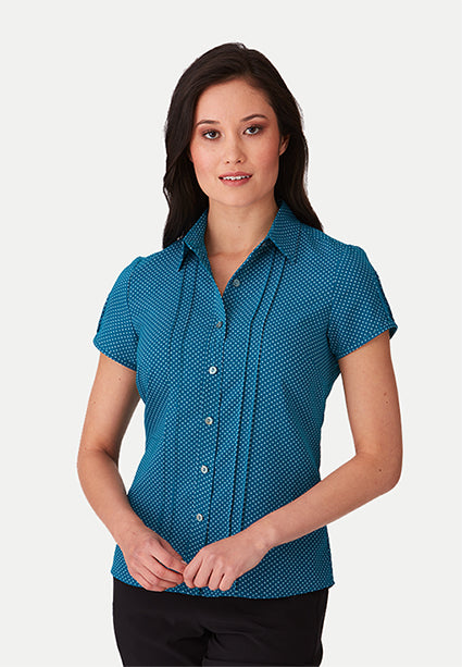 City Collection Stretch Spot Short Sleeve - 2173