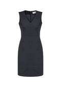 Biz Corporate Ladies Sleeveless V Neck Dress - 30121