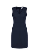 Biz Corporate Ladies Sleeveless V Neck Dress - 30121