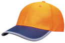 Headwear Luminescent Safety Cap with Reflective Trim (packs of 10) - 3021
