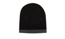 Headwear Roll Down Two Tone Acrylic Beanie Toque Hat (pack of 10) - 4188