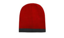Headwear Roll Down Two Tone Acrylic Beanie Toque Hat (pack of 10) - 4188