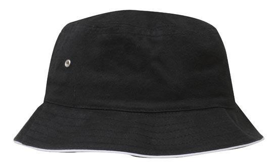 Headwear Brushed Sports Twill Bucket Hat (packs of 10) - 4223
