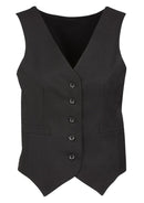 Biz Corporates Peaked Ladies Vest with Knitted Back - 50111 **Clearance**