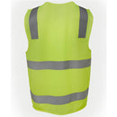 JBs Wear HI VIS (D+N) Zip Safety Vest - 6DNSZ