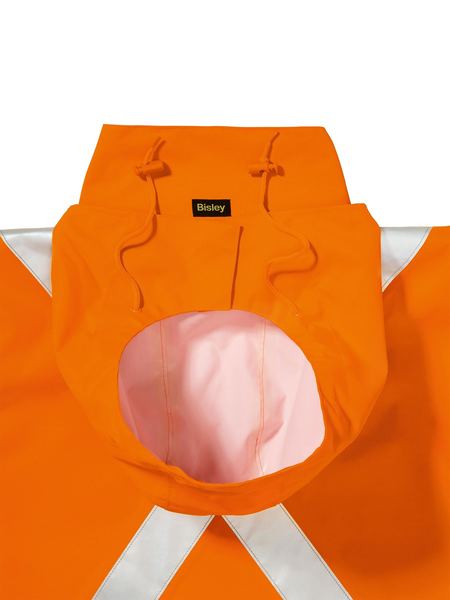 Bisley X Taped Hi Vis Rain Shell Jacket - BJ6968T **Clearance**
