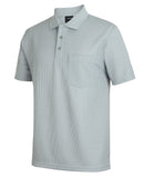 JBs Wear Adults Podium Waffle Pocket Polo - 7WPP