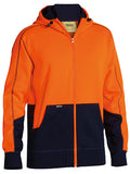Bisley Hi Vis Zip Front Fleece Hoodie - BK6819