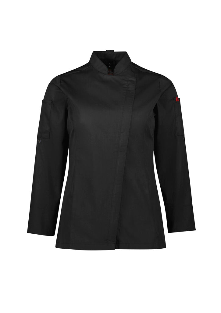 Biz Collection Alfresco Womens Chef Long Sleeve Jacket - CH330LL