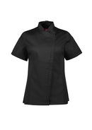 Biz Collection Alfresco Womens Chef Short Sleeve Jacket - CH330LS