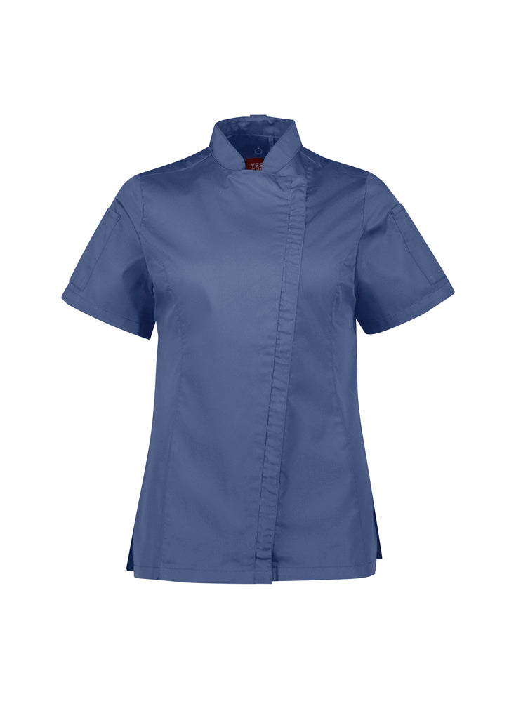 Biz Collection Alfresco Womens Chef Short Sleeve Jacket - CH330LS