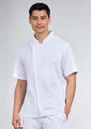 Biz Collection Alfresco Mens Chef Short Sleeve Jacket - CH330MS