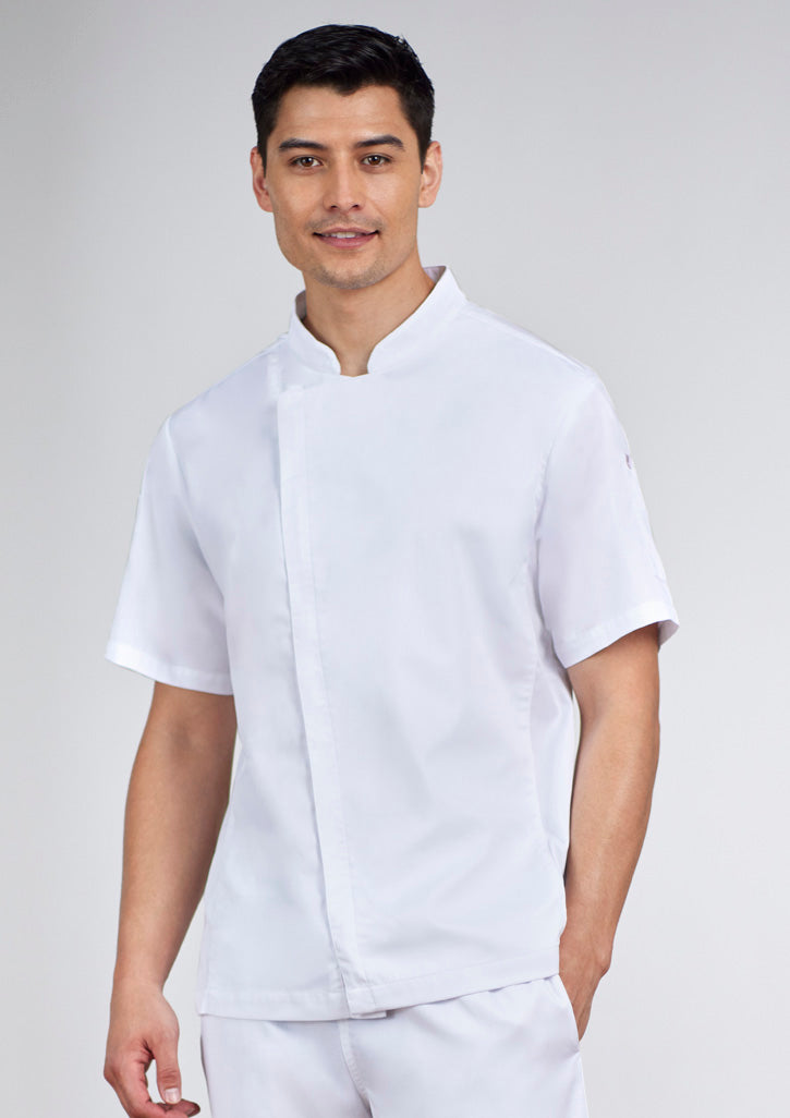 Biz Collection Alfresco Mens Chef Short Sleeve Jacket - CH330MS