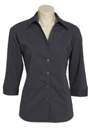 Biz Collection Ladies Metro Shirt 3/4 Sleeve (LB7300)