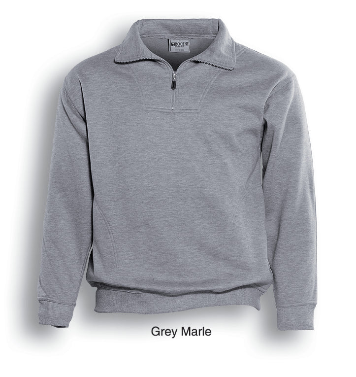 Bocini Unisex Adults 1/2 Zip Fleece with Pocket - CJ817