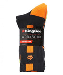 King Gee Men's Crew Cotton Work Sock - 5 Pack - K09035