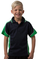 Be Seen Kids Polo Shirt With Striped Collar - BSP16K