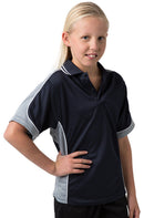 Be Seen Kids Polo Shirt With Striped Collar - BSP16K