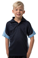 Be Seen Kids Polo Shirt With Striped Collar - BSP16K