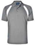 Winning Spirit Men's CoolDry Tricolour Contrast Short Sleeve Polo - PS28