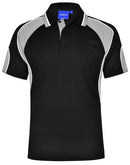 Winning Spirit Men's CoolDry Contrast Polo with Sleeve Panels  - PS61