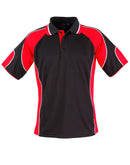 Winning Spirit Men's CoolDry Contrast Polo with Sleeve Panels  - PS61